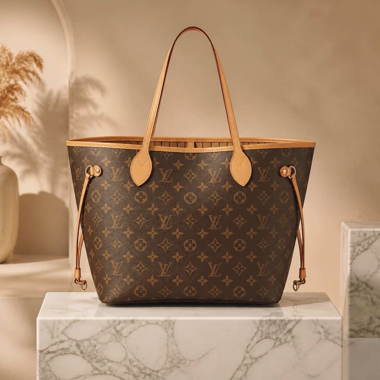 Monogram Canvas Neverfull MM