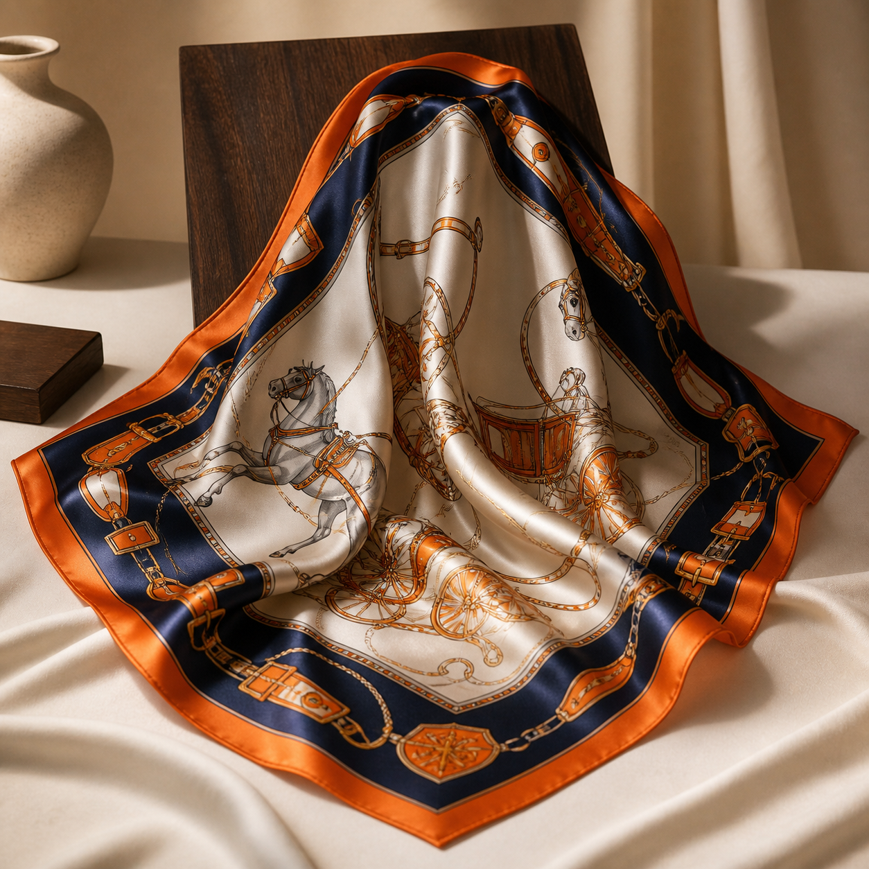 Hermès Silk Scarf Carré 90